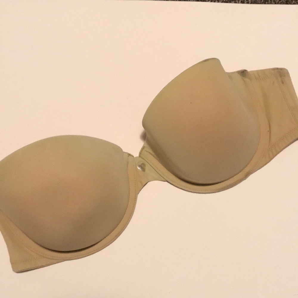 Victoria’s Secret PINK strapless nude bra 36C